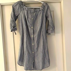 Madewell cotton seersucker dress-Size XS